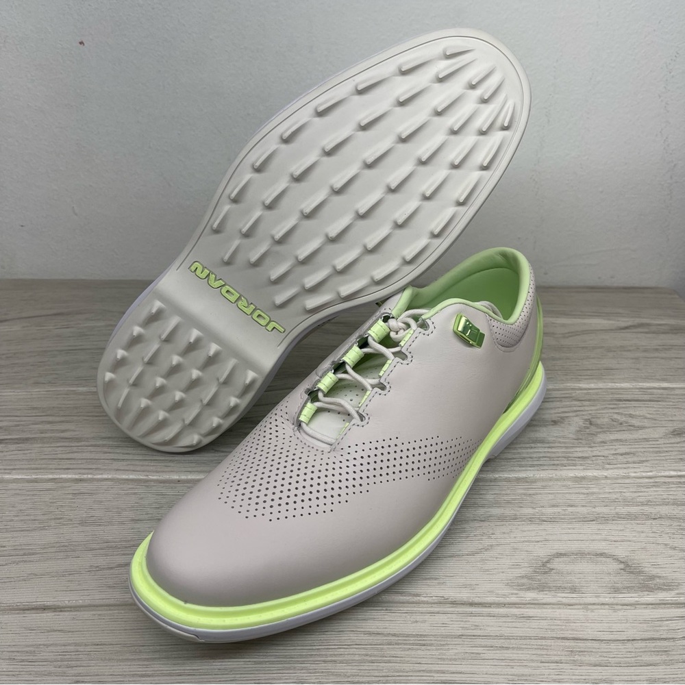 Nike Jordan ADG 4 Phantom Bone Volt Mens Golf Shoes Cleats DM0103-003 Size 9